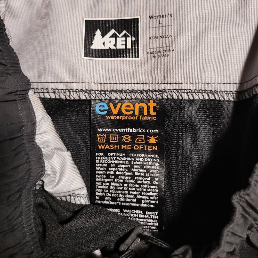 REI Elements Women's L Rain Pants - Picture 4 of 11